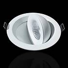 Designlight Downlight P-184MW Future 8W 3000K IP21, inkl drivdon
