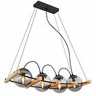 Globo Lighting Leona 4 pendel (Mattsvart)