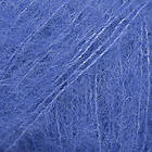 Drops Garnstudio Brushed Alpaca Silk Garn Unicolor 26 Koboltblå
