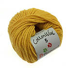 Stark Gepard Garn CottonWool 5 Unicolor 122 Gul