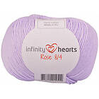 Infinity Hearts Rose 8/4 Garn Unicolor 66 Lys Lilla