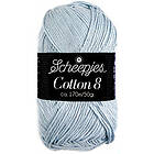 Scheepjes Cotton 8 Garn Unicolor 652 Ljus Jeansblå