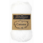 Scheepjes Catona Garn Unicolor 106 Snow White