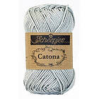 Scheepjes Catona Garn Unicolor 172 Light Silver