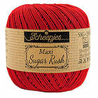Scheepjes Maxi Sugar Rush Garn Unicolor 722 Red