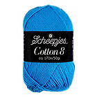 Scheepjes Cotton 8 Garn Unicolor 563 Blå