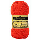 Scheepjes Softfun Garn Unicolor 2410 Ljus Röd