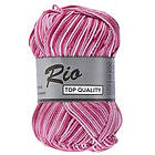 Lammy Yarns Rio Garn Print 630 Pink/Cerise/Lilla 50 gram