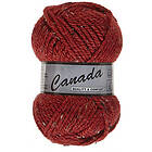 Lammy Yarns Canada Garn Mix 440 Mørkerød/Beige/Brun