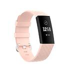 Silikonarmband Till Fitbit Charge 3/4 Rosa (Storlek: S)