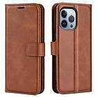 iPhone 14 Pro Max Wallet Leather Brown