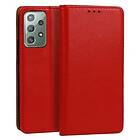 Plånboksfodral Samsung Galaxy A52 Italienskt Läder Röd