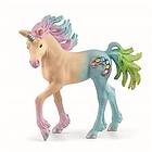 Schleich karamell unicorn / enhörning, föl