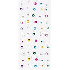 Face Jewels Rainbow Dots – 55 runda & fina ansiktssmycken i olika färger