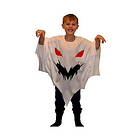 Spöke – poncho för utklädnad till halloween och maskerad, från 4–7 år