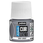 Pebeo Cuir Leather 45ml läderfärg – Silver, metallic