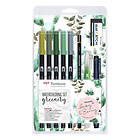 Tombow Watercoloring Greenery