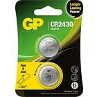 GP Batteries Litiumbatteri Knappcell CR2430, 3V, 2-pack