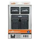 Jupio NP-FZ100 V3 Sony kit, 2st batterier+dubbelladdare