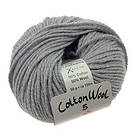 Gepard Garn CottonWool 5 Unicolor 506 Ljus Grå