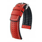 Hirsch TIGER Calf Leather Red L 24 mm