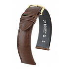 Hirsch CAMELGRAIN Calf Leather Dark Brown L 20 mm