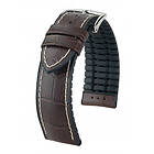 Hirsch GEORGE Calf Leather Dark Brown L 22 mm