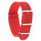 Classic Dr Nato Straps Strap Red 22 mm