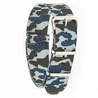 Camo Dr Nato Straps Strap Army Blue Steel 18 mm