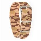 Camo Dr Nato Straps Strap Army Brown Satin 18 mm