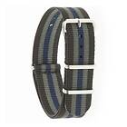 Dr Nato Straps Dr Nato Straps SPEX Grey Blue Strap 20 mm