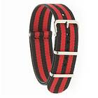 Dr Nato Straps Dr Nato Straps 2 STRIPES Strap Red 18 mm