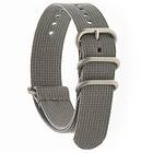 Dr Nato Straps ZULU FOUR Grey Strap Heavy Satin 24 mm
