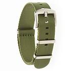 Dr Nato Straps SEATBELT Strap Army Green Satin 22 mm