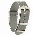 Dr Nato Straps SEATBELT Strap Grey Satin 18 mm