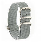 Five Dr Nato Straps ZULU Grey Strap Satin 20 mm