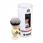 Kent Brushes Ivory Silvertex Synthetic Shaving Brush Large