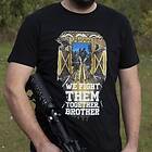 Annan Tillverkare We Fight Them Together Brother T-Shirt By Warheads Paintball
