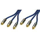 Lindy Premium Gold Component 3RCA - 3RCA 10m