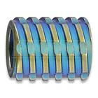 We Knife Titanium Bead Blue WEA-02C