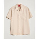 Hugo Ellino Linen Resort Collar Short Sleeve Shirt (Herre)