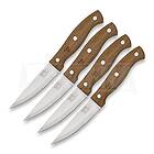 Wood Hen & Rooster Four Piece Steak Knife Set HRI030