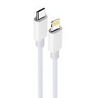 Maxlife MXUC-05 USB Typ C-Lightningkabel 1m Vit