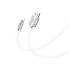 XO USB microUSB 1,2 m 6A vit