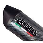 GPR Exhaust Systems Furore Poppy Ducati 748/s/sp/sps/r/rs 95-02 Ref:d.19,1.fupo Homologated Oval Muffler Svart