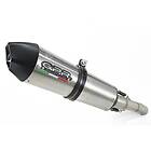 GPR Exhaust Systems Gp Evo 4 Triumph Tiger 800 17-20 Homologated Titanium Slip On Muffler Silver