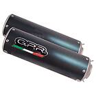 GPR Exhaust Systems M3 Poppy Ducati 748/s/sp/sps/r/rs 95-02 Ref:d.20,1.m3.pp Homologated Stainless Steel Muffler Silver