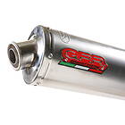 GPR Exhaust Systems Tondo/round Inox Double Bolt On Muffler Zx-9r/zx900c 98-99 Homologated Silver