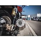 GPR Exhaust Systems Ultracone Inox Cafè Racer Silencer Without Link Pipe Dominator Nx 650 88-01 Homologated Silver