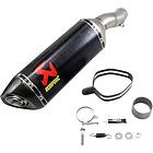 Akrapovic Muffler Cf/cf Zx6r 09-19 Ref:s-k6so7-zc Muffler Svart